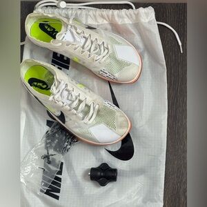 Nike ZoomX Dragonfly Track Spikes Size 5 – White/Black/Volt